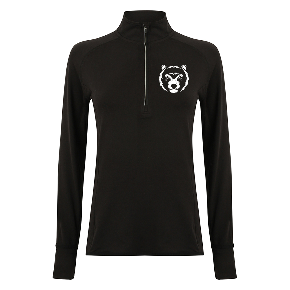 Different Breed - Ladies Long Sleeve 1/4 Zip Neck Performance Top