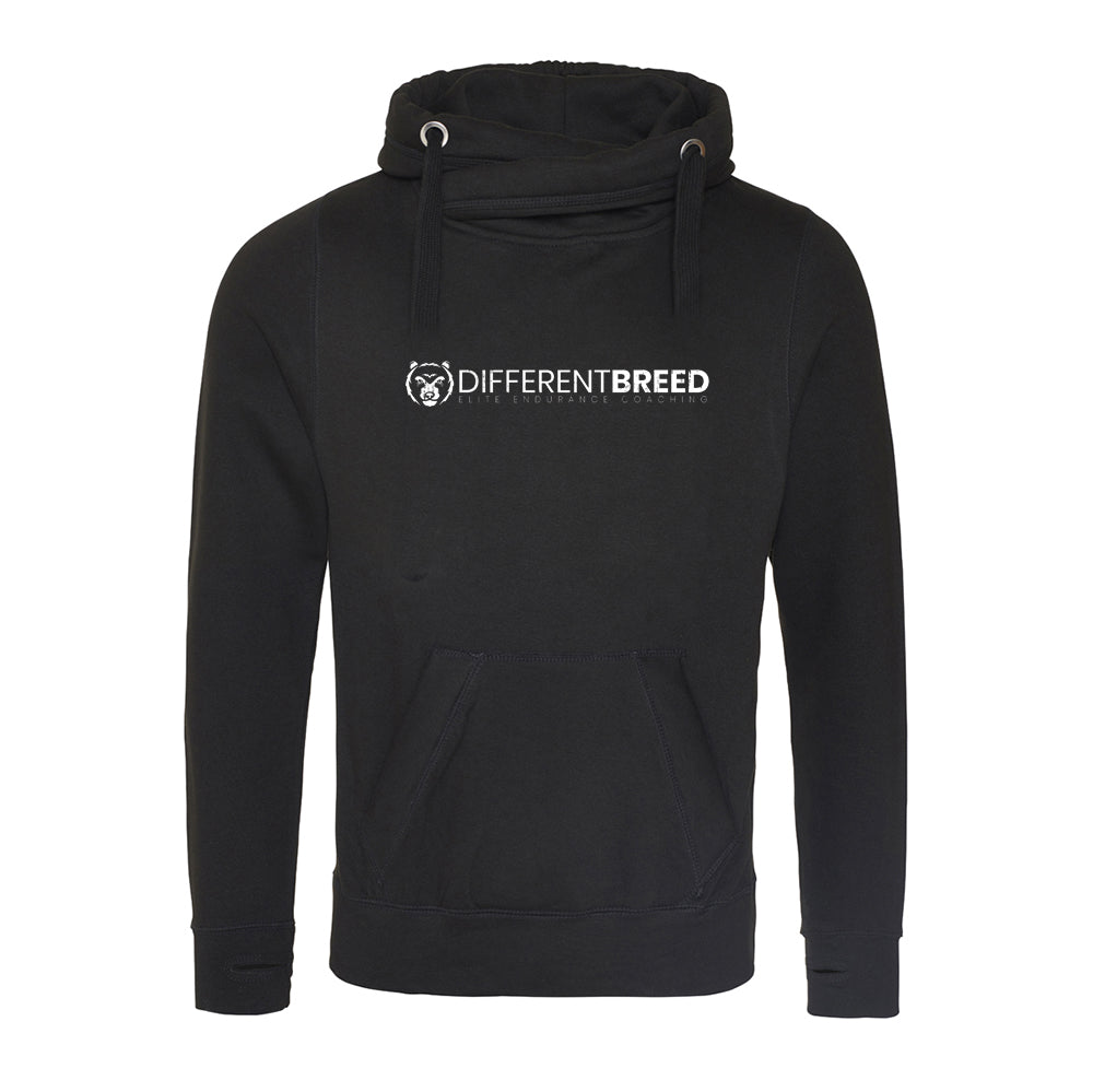 Different Breed - Cross Over Neck Hoodie