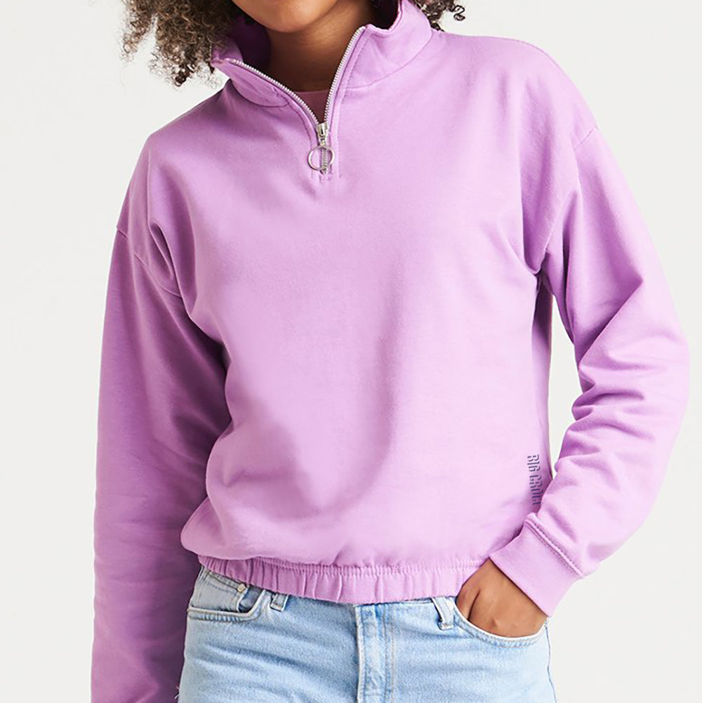 Cropped 1/4 zip Sweatshirt