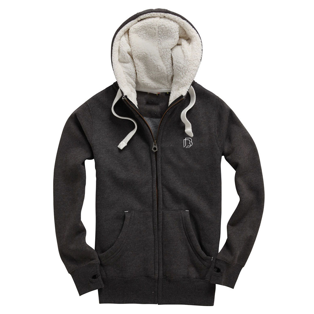 Battle Box Fleece Lined Zip Up Hoodie