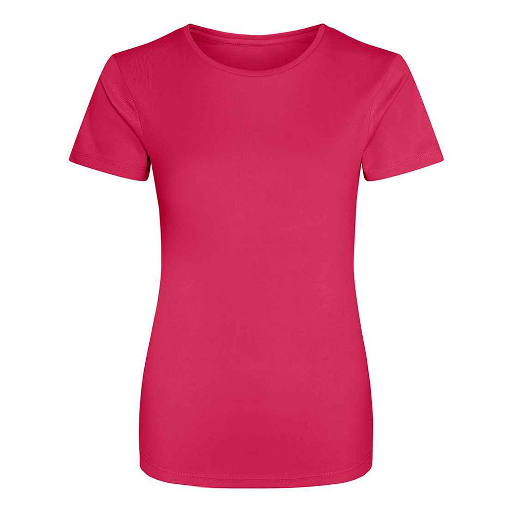 Sale Item - Ladies cut sports fabric t shirt - Pink