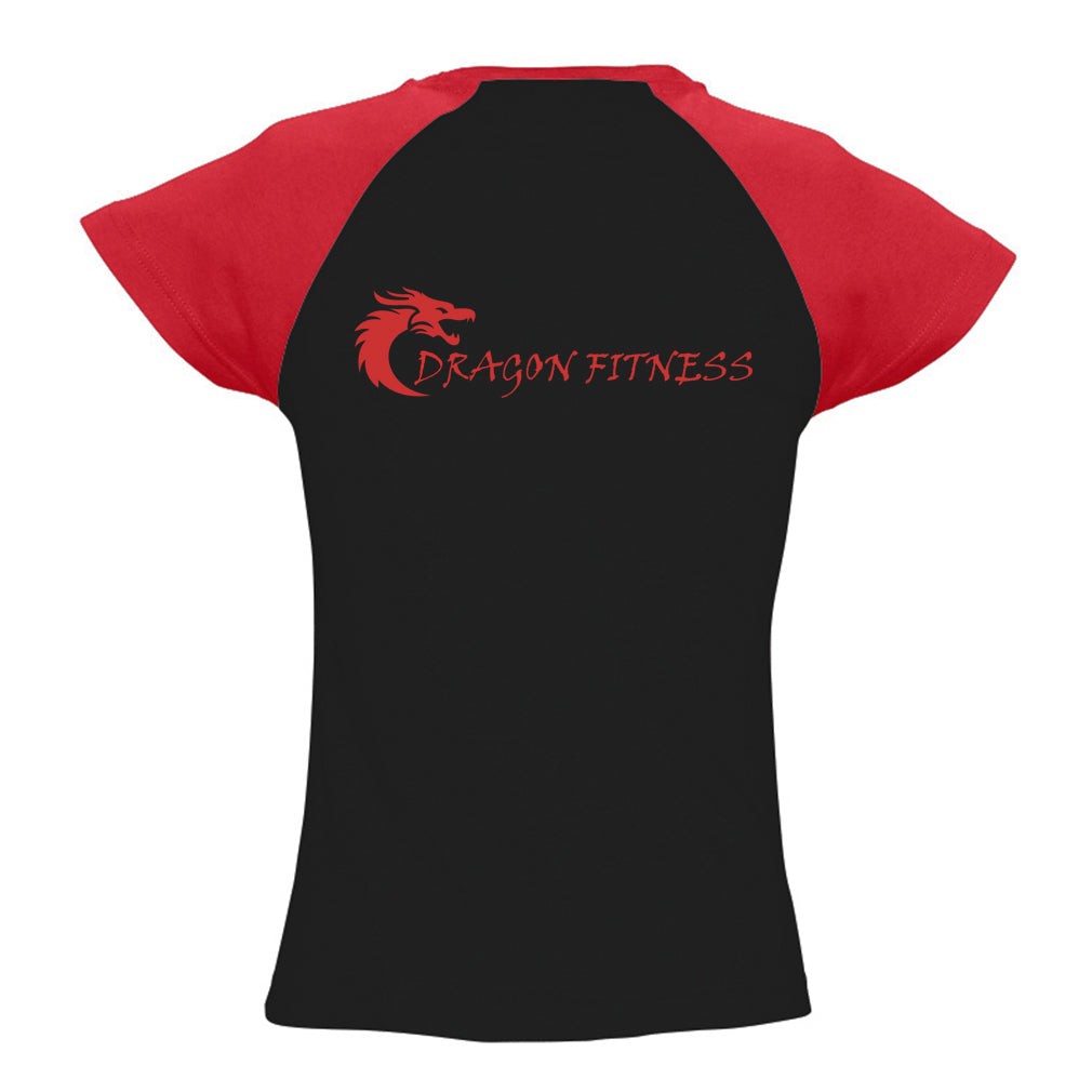 Dragon Fitness - Ladies Fit Raglan T Shirt