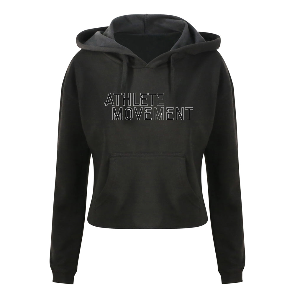 AM - Outline Design - Lightweight ladies cropped Hoodie