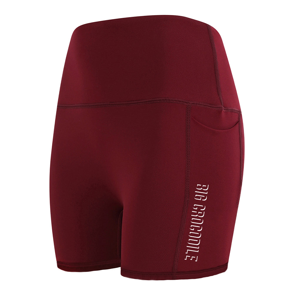 Sale Item - Ladies gym shorts - burgundy