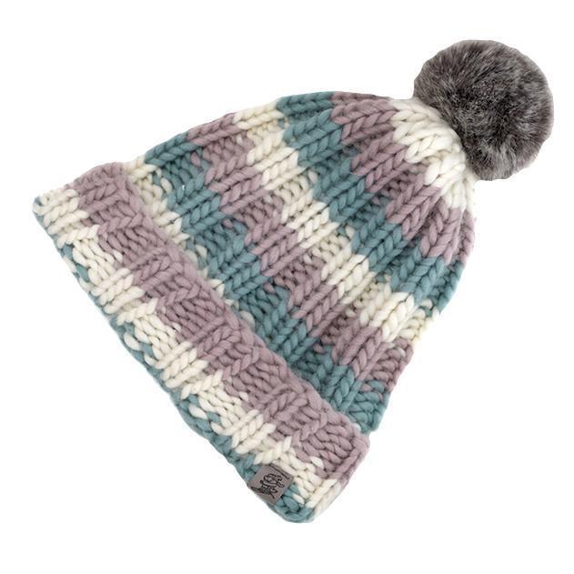 Three Colour Stripe Ribbed Beanie | Design Your Own Hat - Big Crocodile