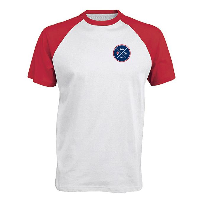 Fitness With Poppy Varsity T Shirt