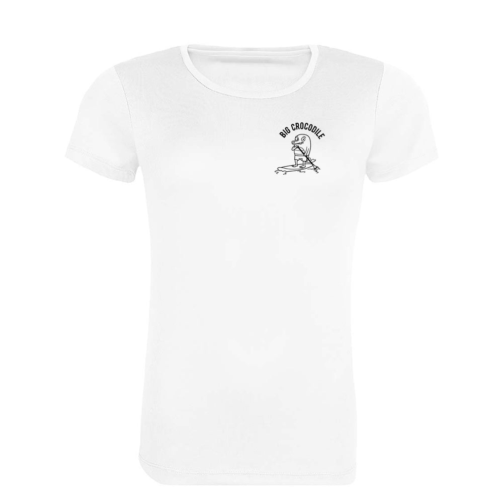 Sports Style Recycled Fabric Ladies Fit T shirt - Choose your Croc