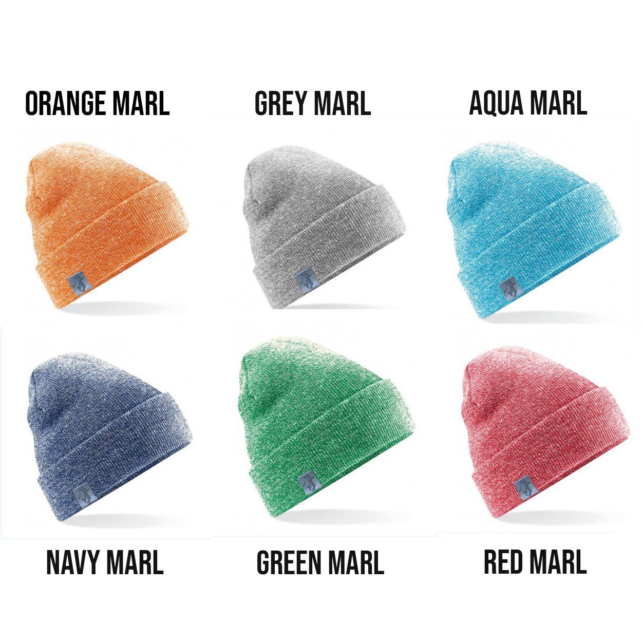 Marl Effect Big Croc Beanies