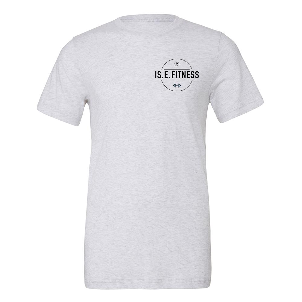 T Shirt - IS.E.FITNESS White Marl T Shirt