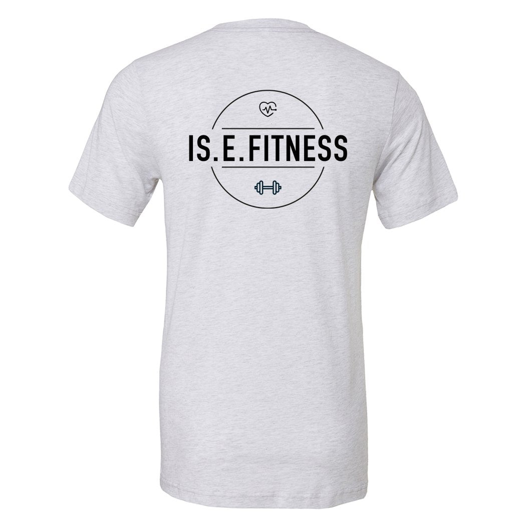 T Shirt - IS.E.FITNESS White Marl T Shirt