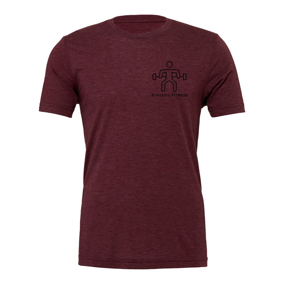 Vest - Athletic Fitness Maroon T Shirt